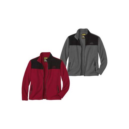 Zestaw 2 rozpinanych, polarowych bluz Canada Outdoor ze sklepu Atlas For Men w kategorii Swetry męskie - zdjęcie 169197104