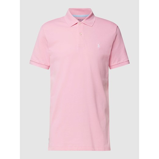 Koszulka polo o kroju tailored fit z wyhaftowanym logo ze sklepu Peek&Cloppenburg  w kategorii T-shirty męskie - zdjęcie 169201601