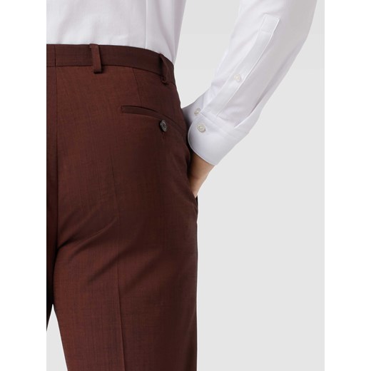 Spodnie do garnituru o kroju slim fit z mieszanki żywej wełny model ‘Franco’ Digel 54 Peek&Cloppenburg 