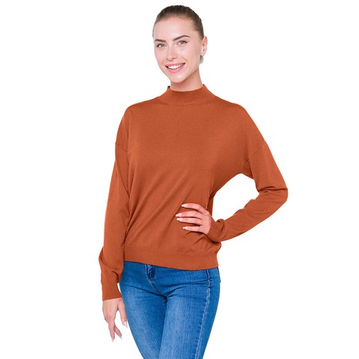Hot Buttered Sweter &quot;Clarissa&quot; w kolorze jasnobrązowym ze sklepu Limango Polska w kategorii Swetry damskie - zdjęcie 169202453