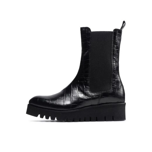 Solo Femme Botki 38809-12-L45/000-13-00 Czarny 38 wyprzedaż MODIVO
