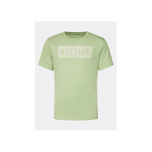 Mustang T-Shirt Austin 1014937 Zielony Regular Fit ze sklepu MODIVO w kategorii T-shirty męskie - zdjęcie 169204023