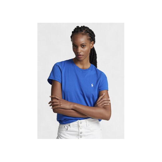 Polo Ralph Lauren T-Shirt New Rltpp 211898698021 Granatowy Regular Fit ze sklepu MODIVO w kategorii Bluzki damskie - zdjęcie 169204134
