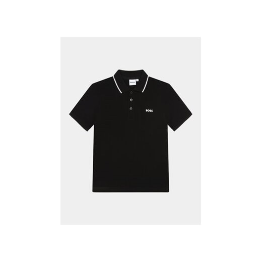 Boss Polo J25P26 S Czarny Regular Fit 10Y MODIVO