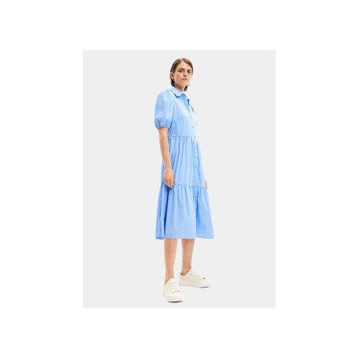 Desigual Sukienka koszulowa Alejandria 24SWVW82 Niebieski Loose Fit ze sklepu MODIVO w kategorii Sukienki - zdjęcie 169205000
