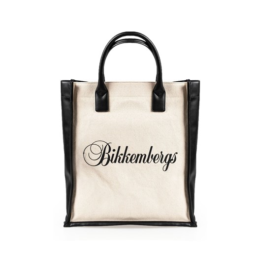 Bikkembergs Shopperka | E2CPWE3B0022G47 | Neo-C | Kobieta | Czarny, Piaskowy ze sklepu ubierzsie.com w kategorii Torby Shopper bag - zdjęcie 169205151