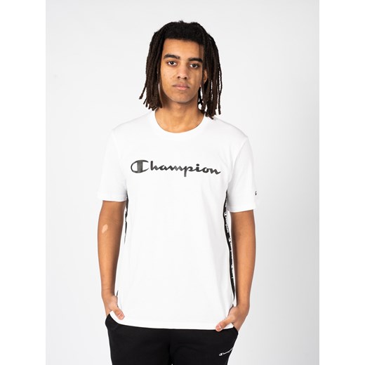 Champion T-Shirt | 217835 | Mężczyzna | Biały Champion L wyprzedaż ubierzsie.com