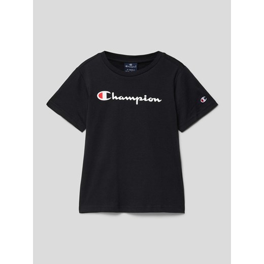T-shirt z okrągłym dekoltem ze sklepu Peek&Cloppenburg  w kategorii T-shirty chłopięce - zdjęcie 169208631