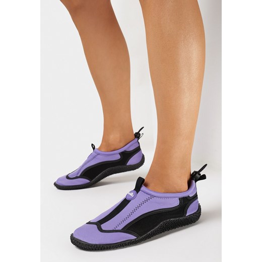 Fioletowe Wsuwane Buty Sportowe do Wody z Regulowaną Cholewką Vanlewn ze sklepu born2be.pl w kategorii Buty sportowe damskie - zdjęcie 169210044