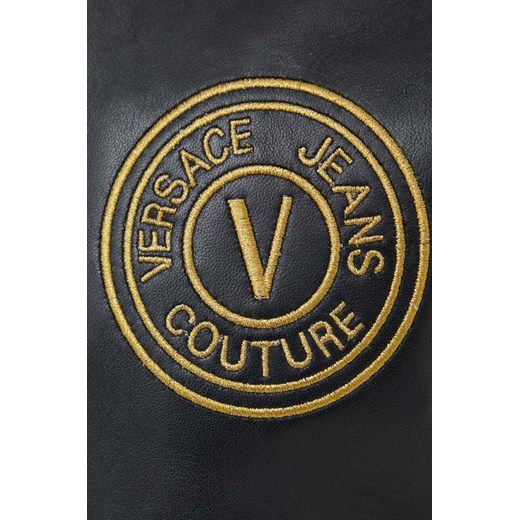 Versace Jeans Couture kurtka skórzana męska kolor czarny przejściowa 52 ANSWEAR.com