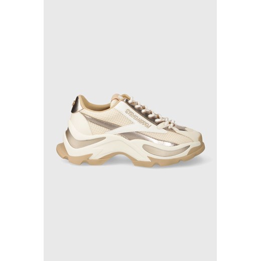 Steve Madden sneakersy Zoomz kolor beżowy SM11002327 ze sklepu ANSWEAR.com w kategorii Buty sportowe damskie - zdjęcie 169213642