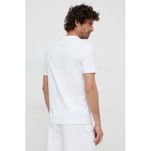 Calvin Klein t-shirt bawełniany męski kolor beżowy z nadrukiem Calvin Klein XL ANSWEAR.com