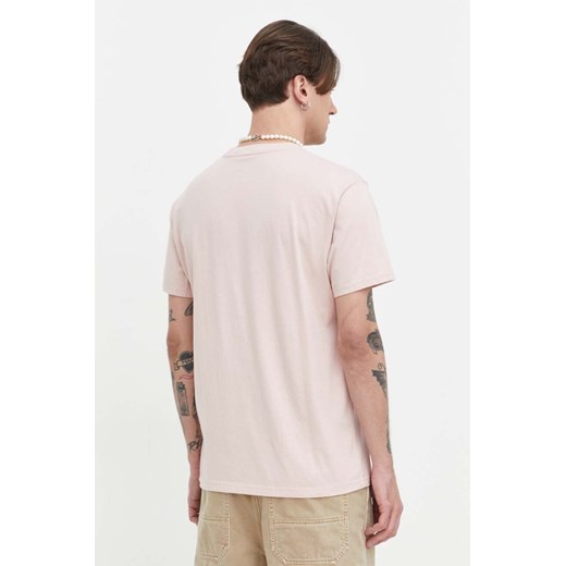 Hollister Co. t-shirt bawełniany męski kolor różowy z aplikacją Hollister Co. XL ANSWEAR.com