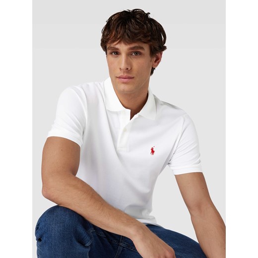 Koszulka polo o kroju tailored fit z wyhaftowanym logo Polo Ralph Lauren L Peek&Cloppenburg 