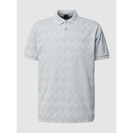 Koszulka polo o kroju regular fit ze wzorem na całej powierzchni model ‘Pirax’ ze sklepu Peek&Cloppenburg  w kategorii T-shirty męskie - zdjęcie 169216763