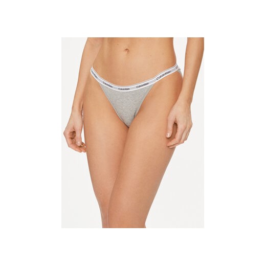 Calvin Klein Underwear Figi klasyczne 000QD5215E Szary ze sklepu MODIVO w kategorii Majtki damskie - zdjęcie 169219433