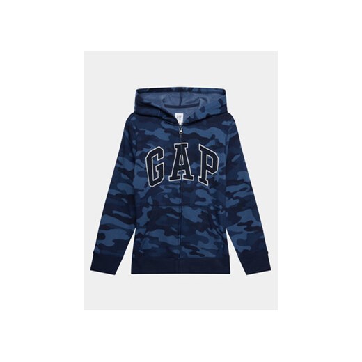 Gap Bluza 419551-00 Niebieski Regular Fit ze sklepu MODIVO w kategorii Bluzy chłopięce - zdjęcie 169219571