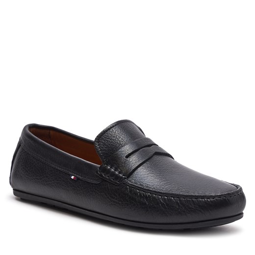 Mokasyny Tommy Hilfiger Casual Hilfiger Leather Driver FM0FM04999 Black BDS Tommy Hilfiger 44 eobuwie.pl