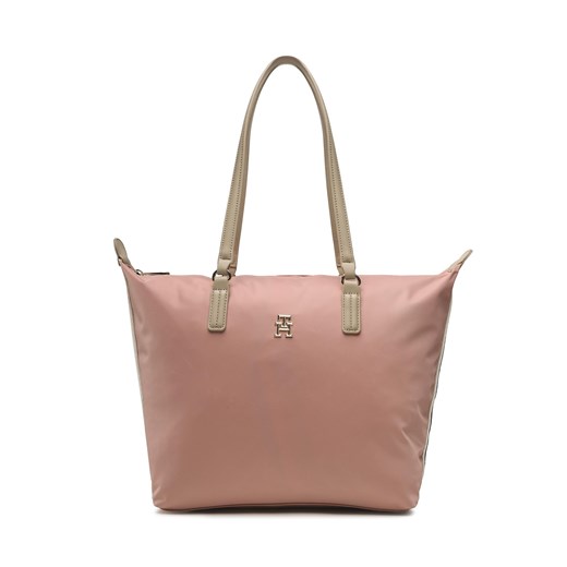 Torebka Tommy Hilfiger Poppy Tote Corp AW0AW14474 TQS Tommy Hilfiger one size eobuwie.pl