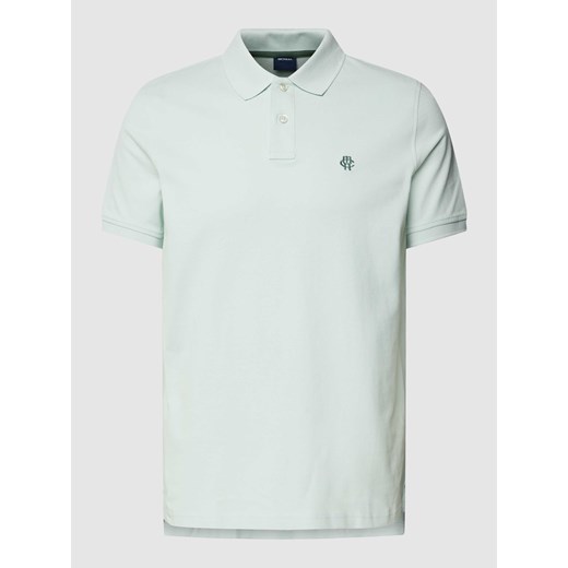 Koszulka polo z wyhaftowanym logo ze sklepu Peek&Cloppenburg  w kategorii T-shirty męskie - zdjęcie 169221400