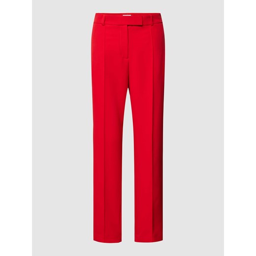 Spodnie z zakładkami w pasie i lamowaną kieszenią z tyłu ze sklepu Peek&Cloppenburg  w kategorii Spodnie damskie - zdjęcie 169221980