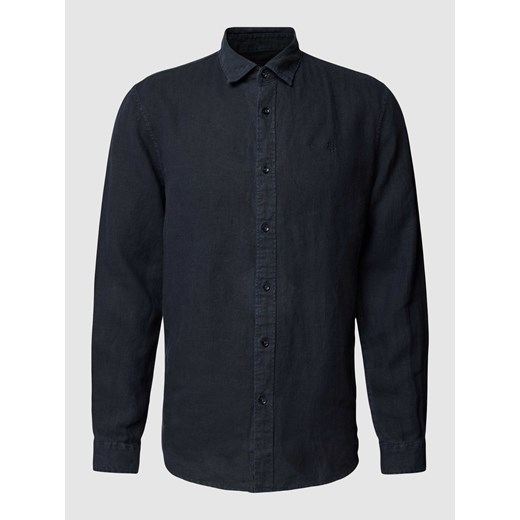Koszula casualowa o kroju tailored fit z wyhaftowanym logo ze sklepu Peek&Cloppenburg  w kategorii Koszule męskie - zdjęcie 169222112
