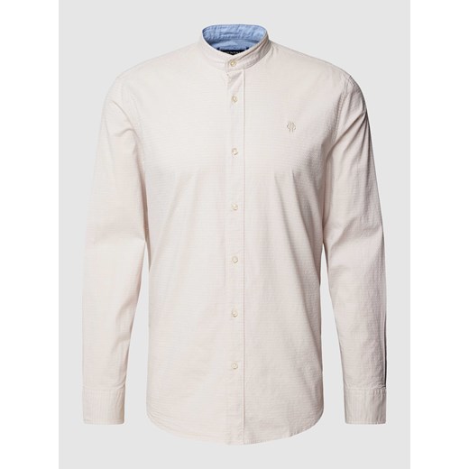 Koszula casualowa o kroju tailored fit z wyhaftowanym logo ze sklepu Peek&Cloppenburg  w kategorii Koszule męskie - zdjęcie 169222201