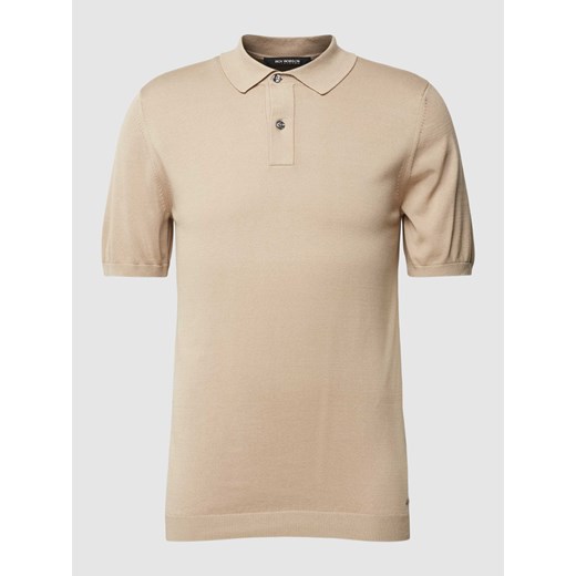 Koszulka polo w jednolitym kolorze ze sklepu Peek&Cloppenburg  w kategorii T-shirty męskie - zdjęcie 169222232