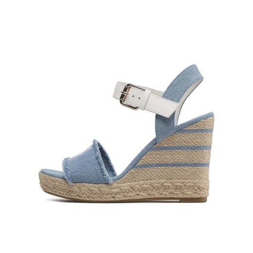 Tommy Hilfiger Espadryle Wedge Sandal FW0FW07079 Niebieski Tommy Hilfiger 39 MODIVO