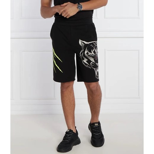Plein Sport Szorty Tiger Line | Regular Fit ze sklepu Gomez Fashion Store w kategorii Spodenki męskie - zdjęcie 169225824