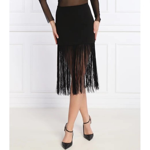Spódnica Patrizia Pepe midi na wiosnę z elastanu 