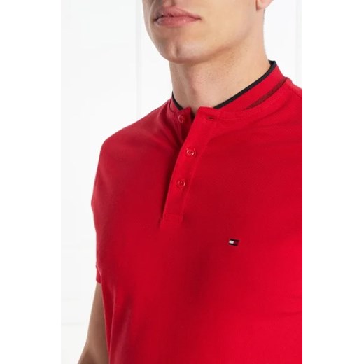 Czerwony t-shirt męski Tommy Hilfiger 