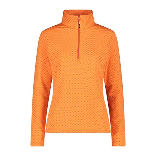 Bluzka damska CMP pomarańczowy z elastanu z golfem 