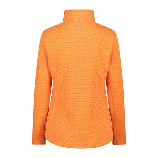 Bluzka damska CMP pomarańczowy z elastanu z golfem 