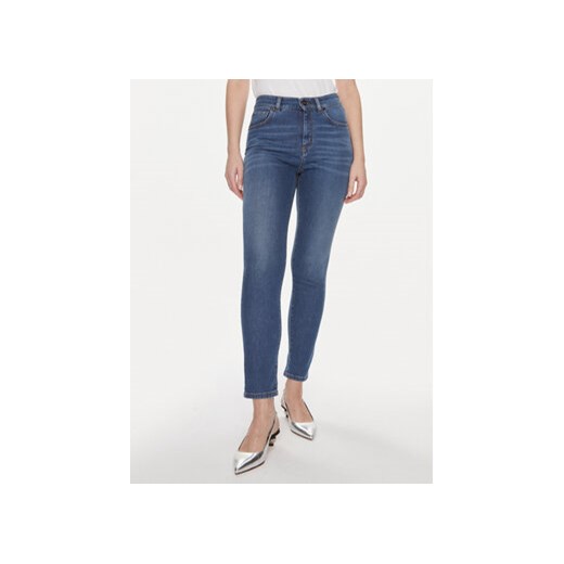 Weekend Max Mara Jeansy Eufrate 2415181051 Granatowy Slim Fit 46 MODIVO