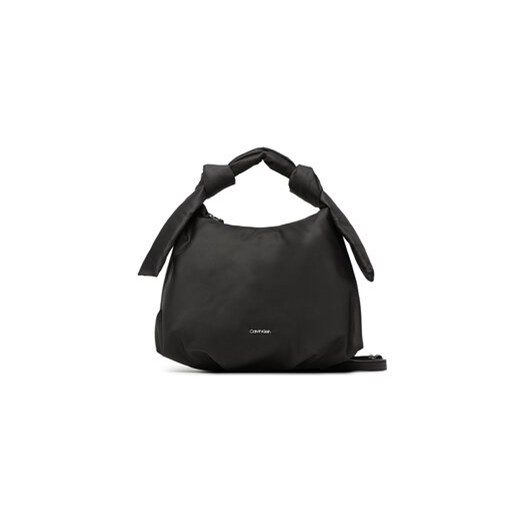 Calvin Klein Torebka Soft Nappa Crossbody Textile K60K610184 Czarny ze sklepu MODIVO w kategorii Torby Shopper bag - zdjęcie 169230584