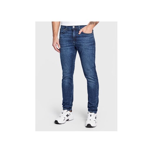 Calvin Klein Jeans Jeansy J30J322434 Niebieski Slim Taper Fit 36_32 MODIVO