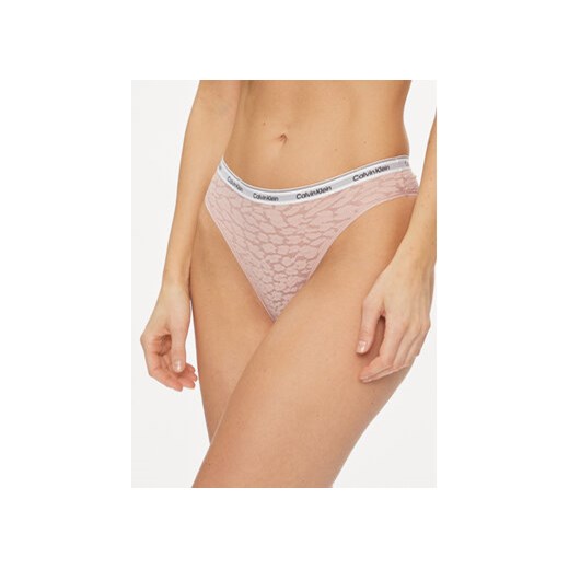 Calvin Klein Underwear Figi brazylijskie 000QD5233E Różowy ze sklepu MODIVO w kategorii Majtki damskie - zdjęcie 169230633