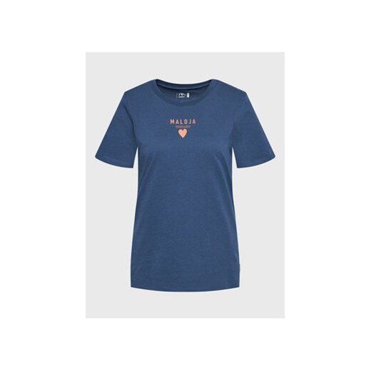 Maloja T-Shirt Planbellm 34405-1-8581 Granatowy Regular Fit Maloja XS promocyjna cena MODIVO