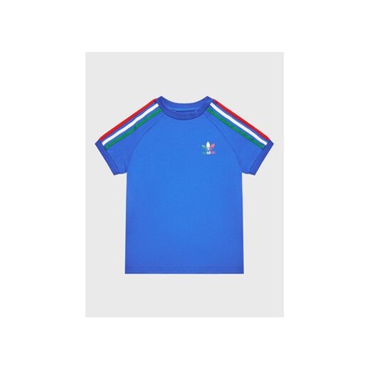 adidas T-Shirt adicolor 3-Stripes HL9410 Niebieski Loose Fit 13_14Y MODIVO
