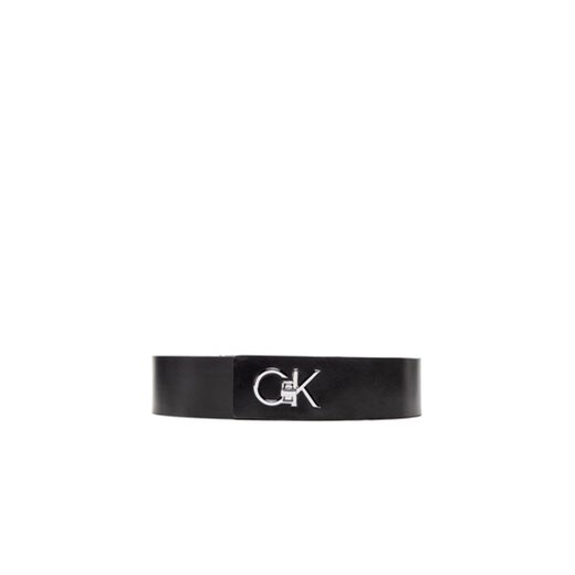Calvin Klein Pasek Damski Re-Lock High Waist Belt 50Mm K60K609647 Czarny Calvin Klein 85 MODIVO