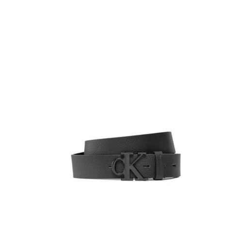 Calvin Klein Jeans Pasek Męski Round Mono Plaque Belt 35Mm K50K509883 Czarny 95 okazyjna cena MODIVO