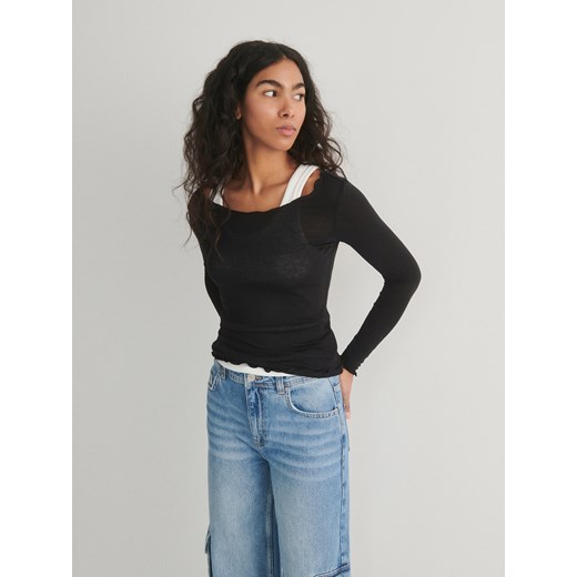 Jeansy damskie Reserved 