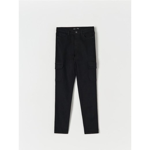 Jeansy damskie Sinsay czarne 