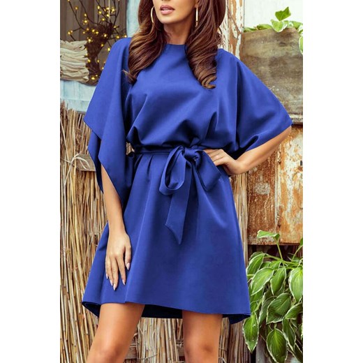Sukienka MALIARA BLUE ze sklepu Ivet Shop w kategorii Sukienki - zdjęcie 169237113