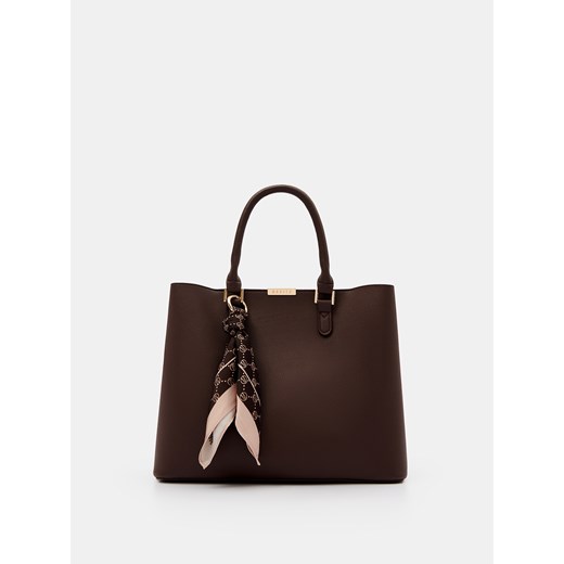 Mohito - Torebka city bag - Brązowy Mohito ONE SIZE okazyjna cena Mohito