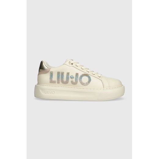 Liu Jo sneakersy KYLIE 22 kolor beżowy BA4071PX479S3188 ze sklepu ANSWEAR.com w kategorii Buty sportowe damskie - zdjęcie 169243041