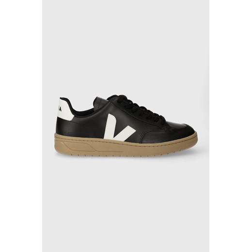 Veja sneakersy skórzane V-12 kolor czarny XD0203638 ze sklepu PRM w kategorii Buty sportowe męskie - zdjęcie 169246853