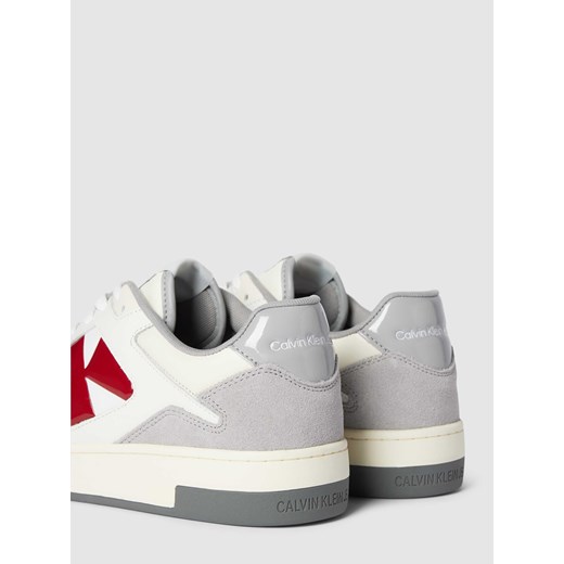 Sneakersy skórzane z obszyciem w kontrastowym kolorze 44 Peek&Cloppenburg 