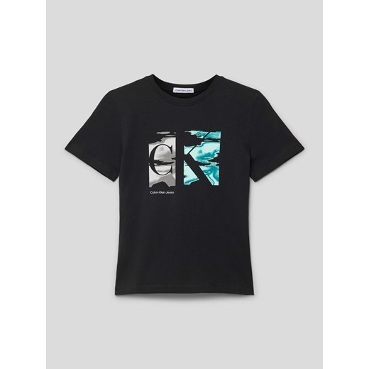 T-shirt z nadrukiem z motywem i logo model ‘SERENITY MONOGRAM’ ze sklepu Peek&Cloppenburg  w kategorii T-shirty chłopięce - zdjęcie 169247093